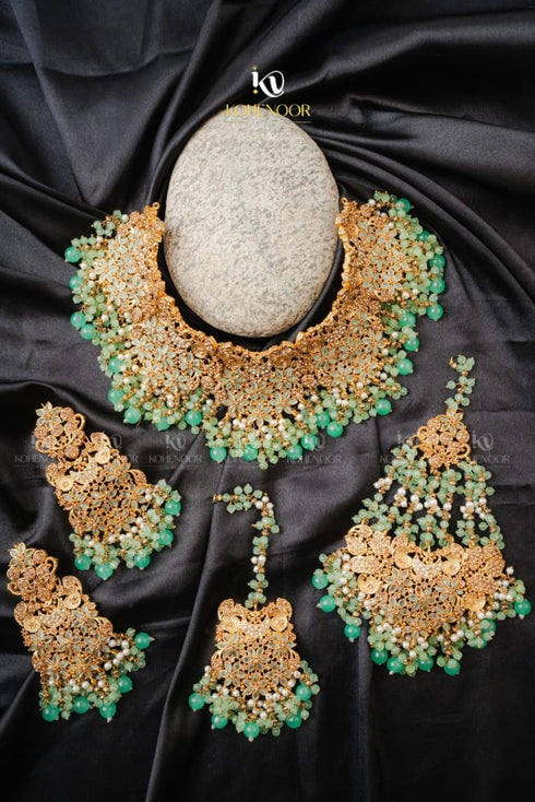 Jhumar Bridal Collar Oval